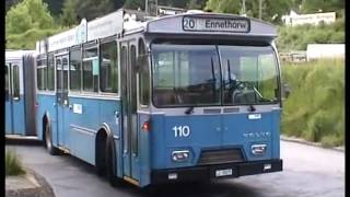 Volvo B58 articulatet buses 1 ( Hi8 Video )