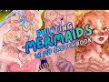 🫧Painting MERMAIDS in my sketchbook!!!🪷🕯️