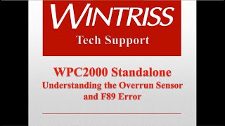 WPC2000 Standalone – F89 Error