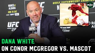 Dana White on Conor McGregor vs. Mascot: “What do you expect?”