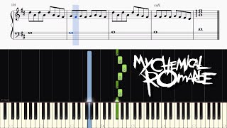 My Chemical Romance - Disenchanted - Piano Tutorial + SHEETS