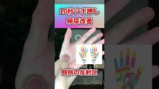 【激痛ツボ押し】たった10秒！手を揉むだけで頻尿、尿漏れを改善！#shorts#頻尿 #寝る前