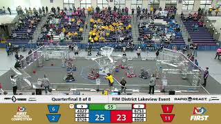 Quarterfinal 8 - 2022 FIM District Lakeview Event