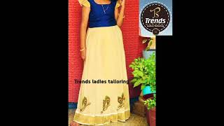 Trends ladies tailoring ഈസി ആയി ഒരു പട്ടു പാവാട കണ്ടാലോ    #love #fashion