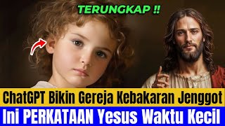 TERUNGKAP!! INI PERKATAAN YESUS SAAT DIA MASIH KECIL, Bikin Umat Kristen HEBOH