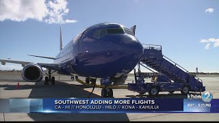 Southwest Airlines adds more Hawaii flights