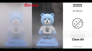 KRUNK Air Cleaner Purifying Test ver2-180125