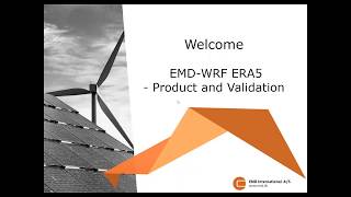 EMD WRF ERA5 Product and Validation