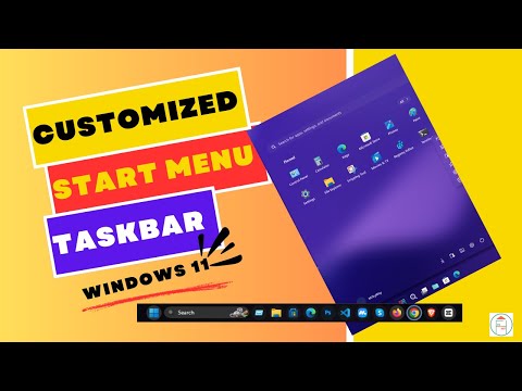 How to Customize Windows 11 Start Menu and Taskbar (2024)