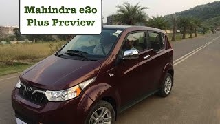 Mahindra e2o Plus Preview