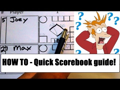 How To - Score keeping baseball - BASIC How To - Score keeping baseball - BASIC