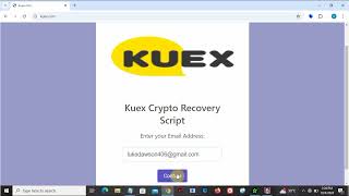 kuex.com Exit scam. Follow this steps to withdraw your trapped funds