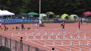 北日本インカレ　男子110mH予選　20190719　熊谷