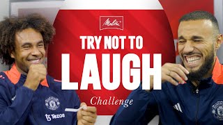 Try Not To Laugh Challenge! 😂 | Zirkzee v Mazraoui