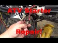 ATV Starter Issues, Diagnose and  Repair a Not Cranking China ATV!