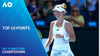 Top Points of Day 5 | Australian Open 2024 Qualifying