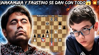 ¡NAKAMURA Y FAUSTINO SE DAN CON TODO😱💥! | Nakamura vs. Oro | (Match Chess.com).