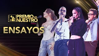 Becky G, Natti Natasha, Belinda y más artistas desde los ensayos de Premio Lo Nuestro 2025