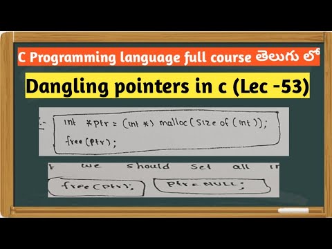 Dangling Pointer In C | Types Of Pointers In C - YouTube