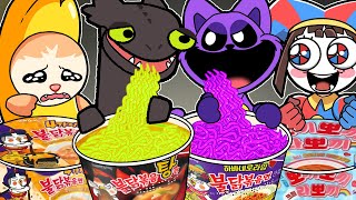 Poppy Playtime 3 CATNAP vs TOOTHLESS Convenience Store Mukbang COMPLETE EDITION! | ANIMATION | ASMR