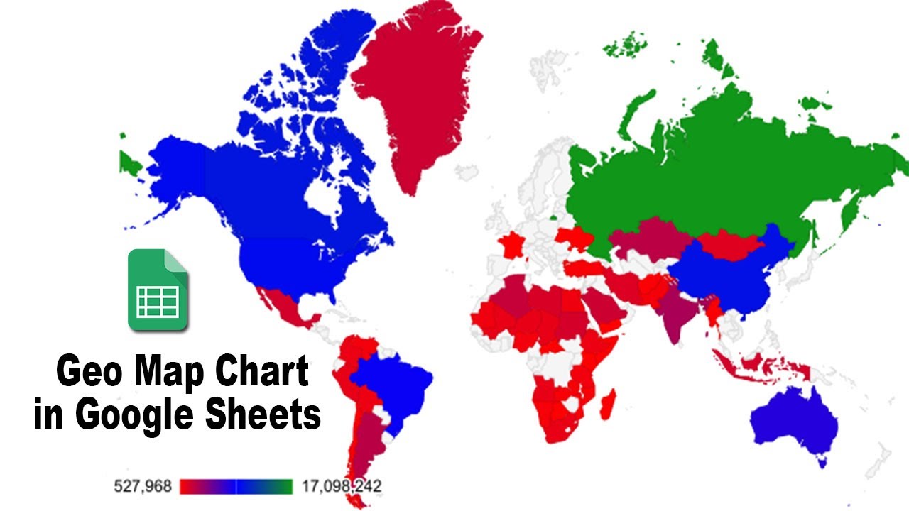 How To Create Geo Map Chart In Google Sheets - YouTube