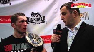 BAMMA 11: Stevie Wray post-fight interview