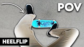 First Person Heelflip Tutorial | POV Skate Lessons