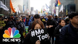 Women Unite Behind #MeToo On International Women's Day | NBC News