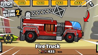 Hill Climb Racing 2 - Epic FIRE TRUCK😍 (Gameplay)