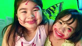 BLINDFOLDED MAKEUP CHALLENGE with my Cousin chelsy😁