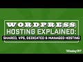 WordPress Hosting Explained: Shared, VPS, Dedicated, or Managed WordPress Hosting?