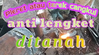 tutorial membuat terek atau Pleret cangkul anti lengket ditanah #tutorial #viral #shortsviral