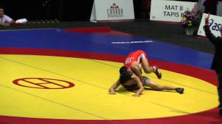 2014 Junior Pan-American Championships: 55 kg David Rodriguez (ESA) vs. Jose Medina (ARG)