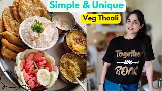 Simple veg thali 🥰