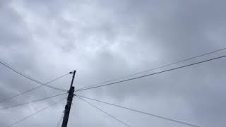 ウェザーリポート動画0823 @静岡市清水区 10:09 数分後の空 雨がポツポツしはじめる。