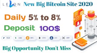 Leton io New Big Bitcoin Site Live Deposit 100$, New Bitcoin Trading Site Dont miss 😘