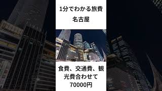 1分でわかる旅費名古屋 #飛行機 #旅行 #名古屋 #旅費