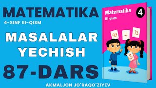 4-SINF MATEMATIKA 87-DARS