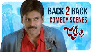 Jalsa Telugu Movie | Comedy Scenes B2B | HD | Pawan Kalyan, Ileana, Prakash Raj | DSP | Trivikram