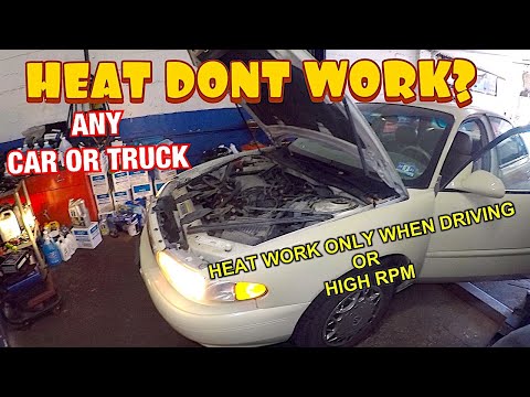 Why does my heat only work when I accelerate?