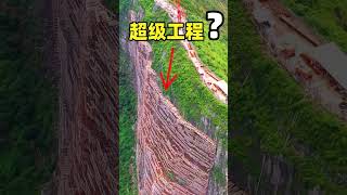 重庆深山发现超级大工程，这难道是要给大山贴瓷砖？