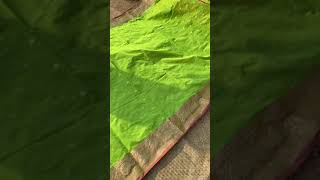 1. NAH01-C. Pure banarasi cotton handloom patola saree, all over buti work