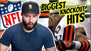 🇬🇧 British Soccer Fan Reaction To NFL Biggest ‘Knockout Hits’ 🇺🇸🤯😳
