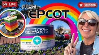 Opening day of Epcot’s International Festival of the Arts! #live