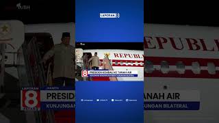 Momen Presiden Prabowo Tiba di Tanah Air Setelah Kunjungan Kerja ke India dan Malaysia