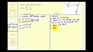 The Triangle Angle Bisector Theorem