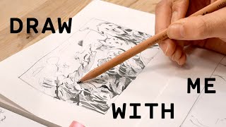 How I Draft my Oil Paintings ✏️  Sketch + Chat