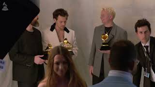 HARRY STYLES Checks In At The Portrait Cam At The 2023 GRAMMYs