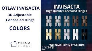 Milcasa Store - OTLAV INVISACTA - 3D Adjustable Concealed Hinge