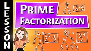 Prime Factorization with Factor Trees | 6th Grade Math